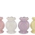 CANDY SPIRAL PASTEL MIX VASE ASS 14X11X20CM