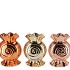 CANDY SPIRAL METALLIC MIX VASE ASS 14X11X20CM NM