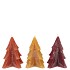 CANDLE FROSTY PINE TREE AUTUMN SPICES MIX 6X8CM ASS