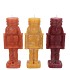 CANDLE FROSTY NUTCRACKER AUTUMN SPICES MIX 4X4X12CM
