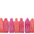 CANDLE A'DAM HOUSE FUCHSIA MIX 7X7X20CM