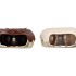 CANDY DONUT CHOCO/WHITE VASE ASS 11X6X11CM