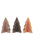 CANDLE FROSTY PINE TREE WOODS BROWN MIX 6X8CM ASS