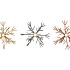 COSMO AUTUMN MIX CANDLE HOLDER SNOWFLAKE ASS 17X17X15CM