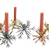 COSMO AUTUMN MIX CANDLE HOLDER SNOWFLAKE ASS 17X17X15CM