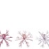 COSMO SWEETS LILA MIX CANDLE HOLDER SNOWFLAKE ASS 17X17X15CM