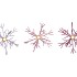 COSMO SWEETS LILA MIX CANDLE HOLDER SNOWFLAKE ASS 17X17X15CM