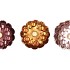 COSMO COPPER MIX CANDLE HOLDER PINE CONE ASS 12X12X15CM