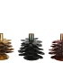 COSMO AUTUMN MIX CANDLE HOLDER PINE CONE ASS 12X12X10CM