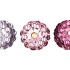 COSMO SWEETS LILA MIX CANDLE HOLDER PINE CONE ASS 12X12X10CM