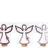 COSMO SWEETS LILA MIX ANGEL ON FOOT ASS 20X7X24CM