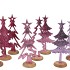 COSMO SWEETS LILA MIX XMAS TREES ON FOOT ASS 13X8X29CM