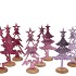 COSMO SWEETS LILA MIX XMAS TREES ON FOOT ASS 10X7X24CM NM