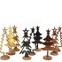 COSMO AUTUMN MIX XMAS TREES ON FOOT ASS 8X6X18CM