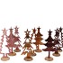 COSMO COPPER MIX XMAS TREES ON FOOT ASS 8X6X18CM