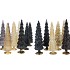 TWINKLE BLACK MIX GLASS TREE SHINY ASS 9X30CM NM