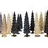 TWINKLE BLACK MIX GLASS TREE SHINY ASS 9X35CM NM