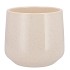CERAMIC BEIGE STONE POT BERLIN 18X15,5CM