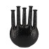 INGA JAHRA BLACK VASE OVAL TUBE 28X12X39CM NM