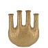 INGA JAHRA GOLD VASE OVAL TUBE 23X10X27CM NM