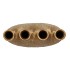 INGA JAHRA GOLD VASE OVAL TUBE 23X10X27CM NM