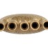 INGA JAHRA GOLD VASE OVAL TUBE 28X12X39CM NM