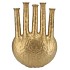 INGA JAHRA GOLD VASE OVAL TUBE 34X15X47CM NM
