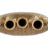 INGA JAHRA GOLD VASE OVAL TUBE 34X15X47CM NM