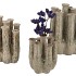INGA JAHRA GREEN VASE TUBE ACTIVE GLAZE 26X17X29CM NM