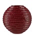 INGA JADA PURPLE OVAL VASE ACTIVE GLAZE WAVE 31X12X30CM NM