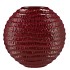 INGA JADA PURPLE OVAL VASE ACTIVE GLAZE WAVE 41X14X39CM NM