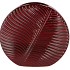 INGA LEAF PURPLE VASE ROUND ACTIVE GLAZE 42X15X39CM NM
