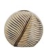 INGA LEAF GREEN VASE ROUND ACTIVE GLAZE 25X9X23CM NM