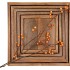 MUMBAI MANGO WOODEN TRAY SQUARE 21X21X3CM NM