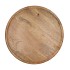 MUMBAI MANGO WOODEN TRAY ROUND SMALL EDGE 38X38X2CM NM