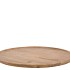 MUMBAI MANGO WOODEN TRAY ROUND SMALL EDGE 33X33X2CM NM