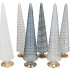 TWINKLE GREY MIX GLASS TREE SHINY ASS 9X45CM NM