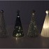 TWINKLE GREY MIX GLASS TREE LIGHTS BALL ASS 9X22CM NM