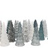 TWINKLE GREY MIX GLASS TREE LIGHTS ASS 9X22CM NM