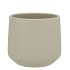 CERAMIC LIGHT KAKI POT BERLIN STRUCTURE 16X14,5CM NM