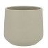 CERAMIC LIGHT KAKI POT BERLIN STRUCTURE 18X15,5CM NM