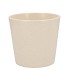CERAMIC BEIGE STONE POT ORCHID 14X12,5CM