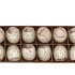 EGGS CHICKEN OPEN WITH ROPE NATURAL WHITE GLITTER P/12