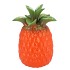 PINEAPPLE TROPICAL ORANGE VASE 23X23X33CM