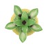 PINEAPPLE TROPICAL YELLOW VASE 18X18X28CM