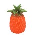 PINEAPPLE TROPICAL ORANGE VASE 18X18X28CM