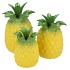 PINEAPPLE TROPICAL YELLOW VASE 16X16X22CM