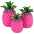 PINEAPPLE TROPICAL ORANGE VASE 14X14X18CM