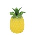 PINEAPPLE TROPICAL YELLOW VASE 14X14X18CM