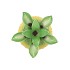 PINEAPPLE TROPICAL YELLOW VASE 14X14X18CM